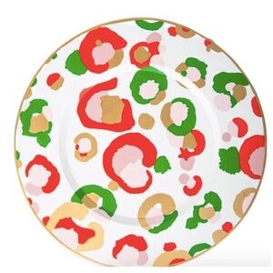 Set of 4 Jaye's Studio Chargers in Holiday Cheetah
